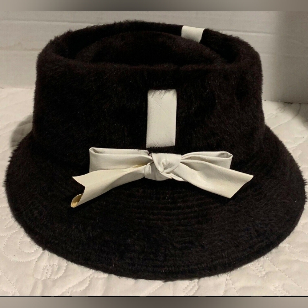Vintage Christian Dior Chapeaux Paris- New York Faux Fur Hat Duchess Mad…